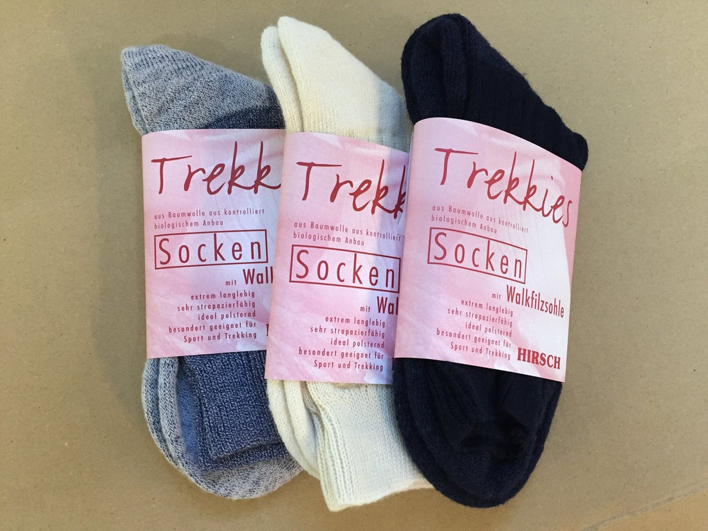 Trekkingsocke mit gefilzter Sohle BW