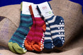 Stoppersocke geringelt SW