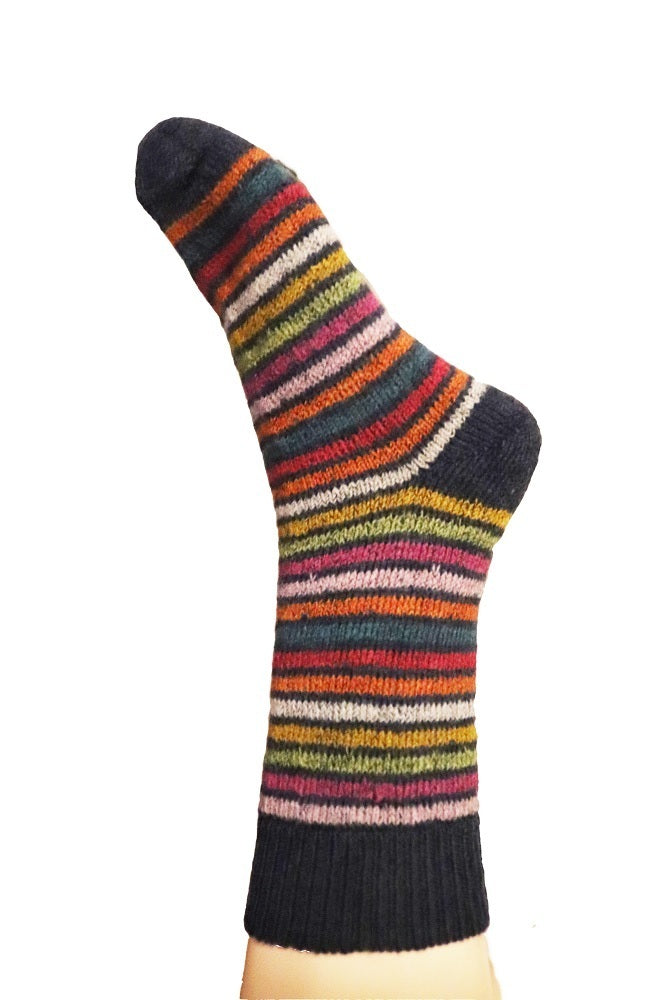 Ringelsocke Plüsch dick
