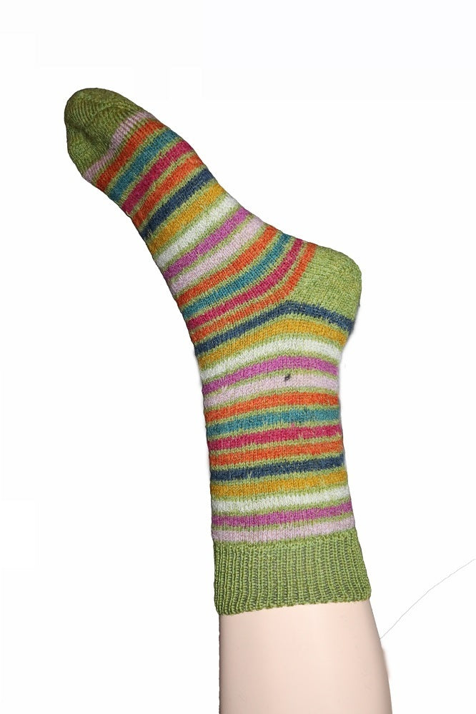 Ringelsocke Plüsch dick