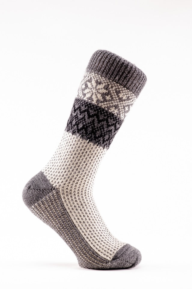 Schneefallsocke Wolle 031