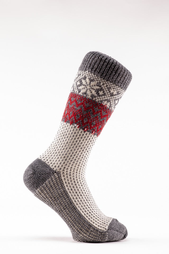 Schneefallsocke Wolle 031