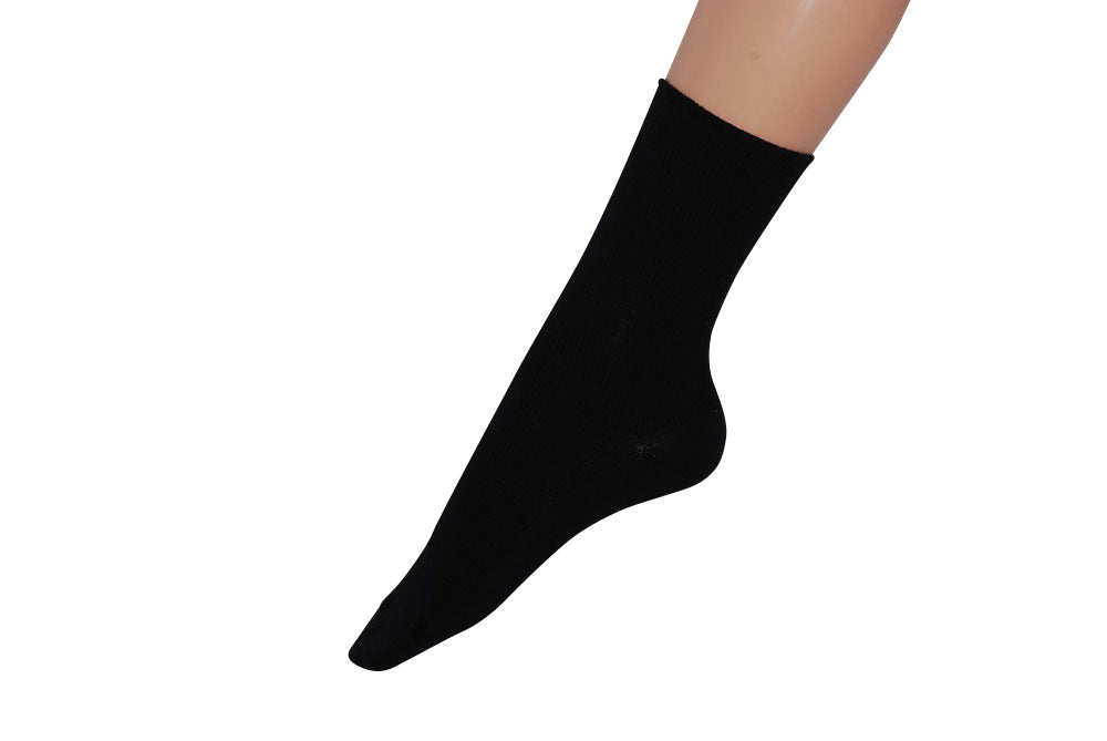 feingestrickte Baumwollsocke