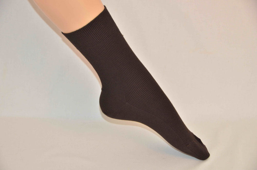feingestrickte Baumwollsocke