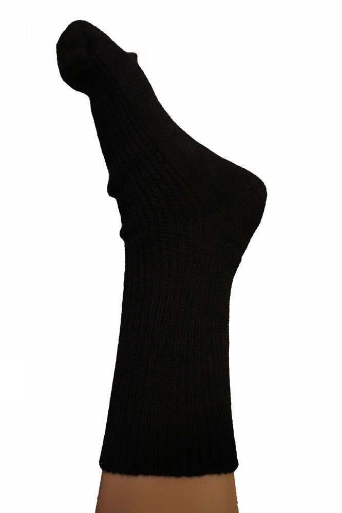 mittelschwere Socke mit Plüschsohle