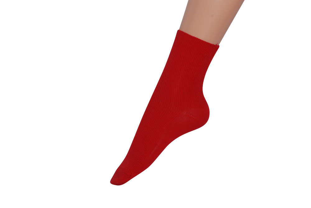 feingestrickte Baumwollsocke