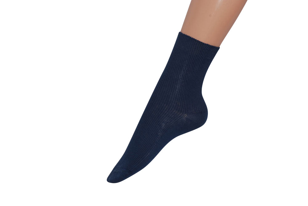 feingestrickte Baumwollsocke