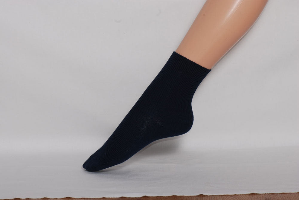 feingestrickte Socke BW/W