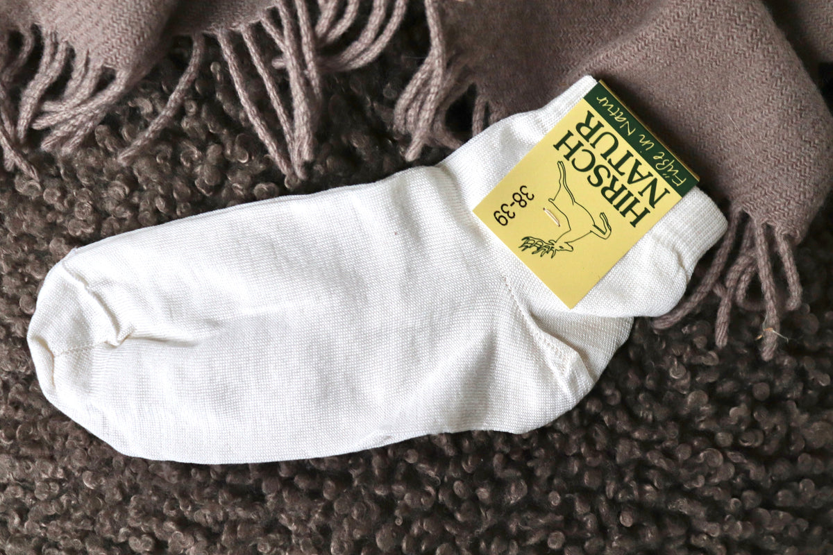 Sneakersocke reine Seide